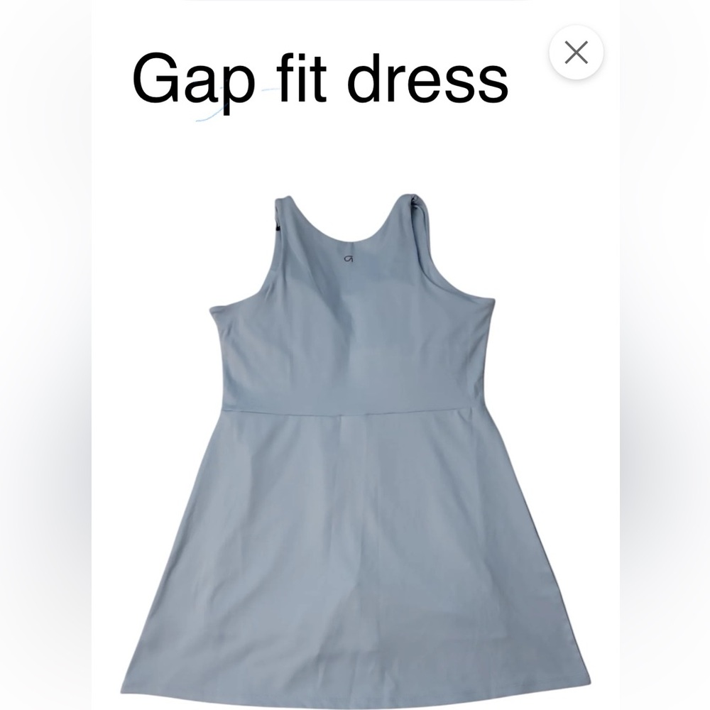 GAP Light Blue Athletic Fit Dress